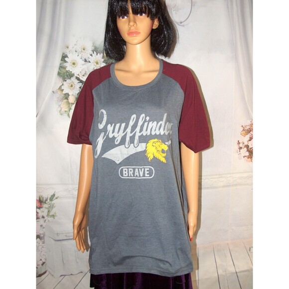 Brave Gryffindor T-Shirt XXL The World Of Harry Potter T-Shirt Unisex Adult - Picture 1 of 3